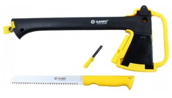 Топор Ganzo GSA01 3 в 1 топор, пила, огниво